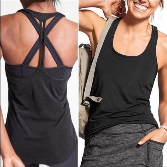Athleta Box Jump Tank Top Black Small - Picture 1 of 12